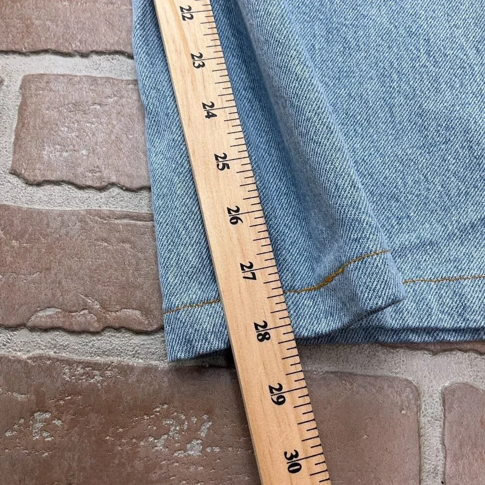 Levis 540 Jeans Men 52W x 30L Actual 49Wx 28L‎ Blue Relaxed Black Bat Wing USA